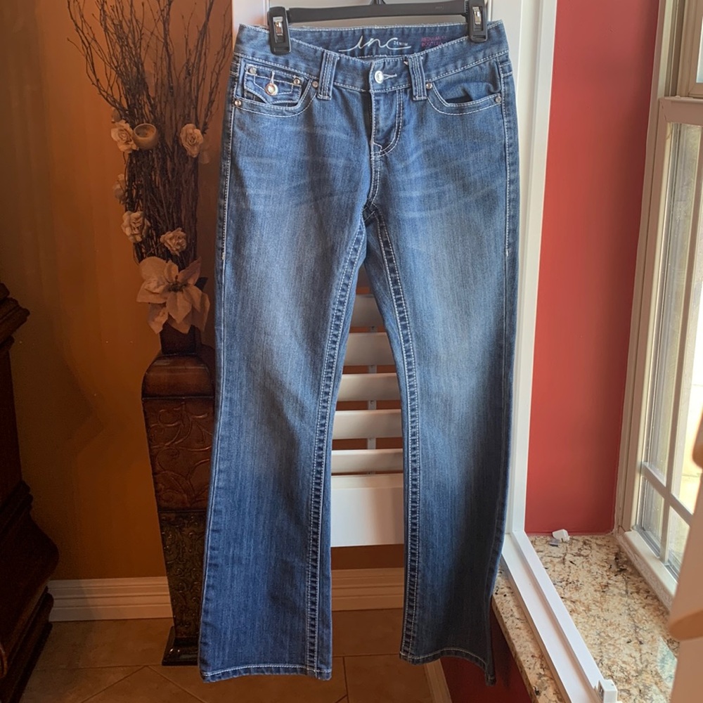 INC embellished jeans